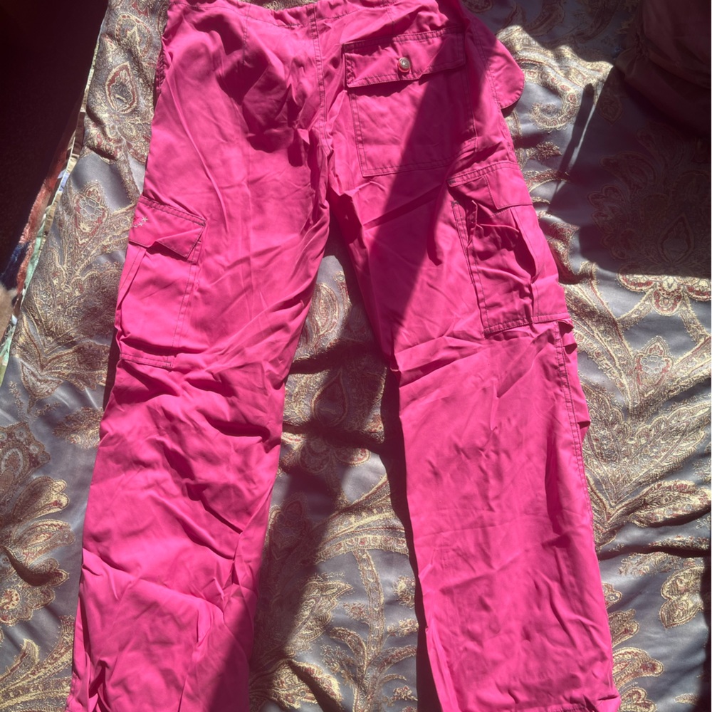 Kikgirl cargo pants, bright pink. Size 28 VINTAGE 2000’s - Picture 11 of 11